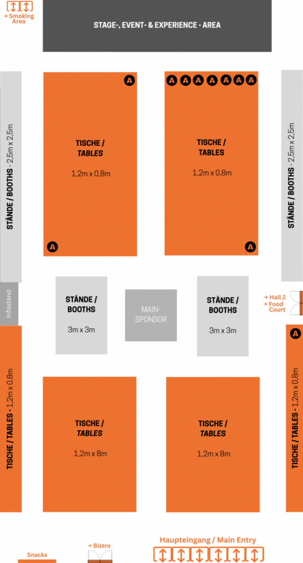 Ausstellertisch | 120 cm × 80 cm