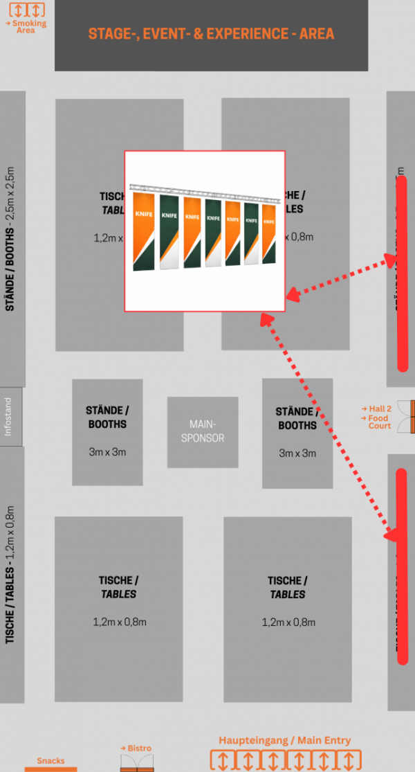 Werbebanner in Halle